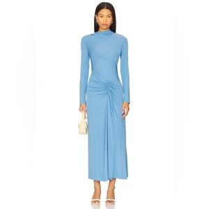 SIMKHAI Hathaway Midi Dress Ferrera Midi Dress in Horizon